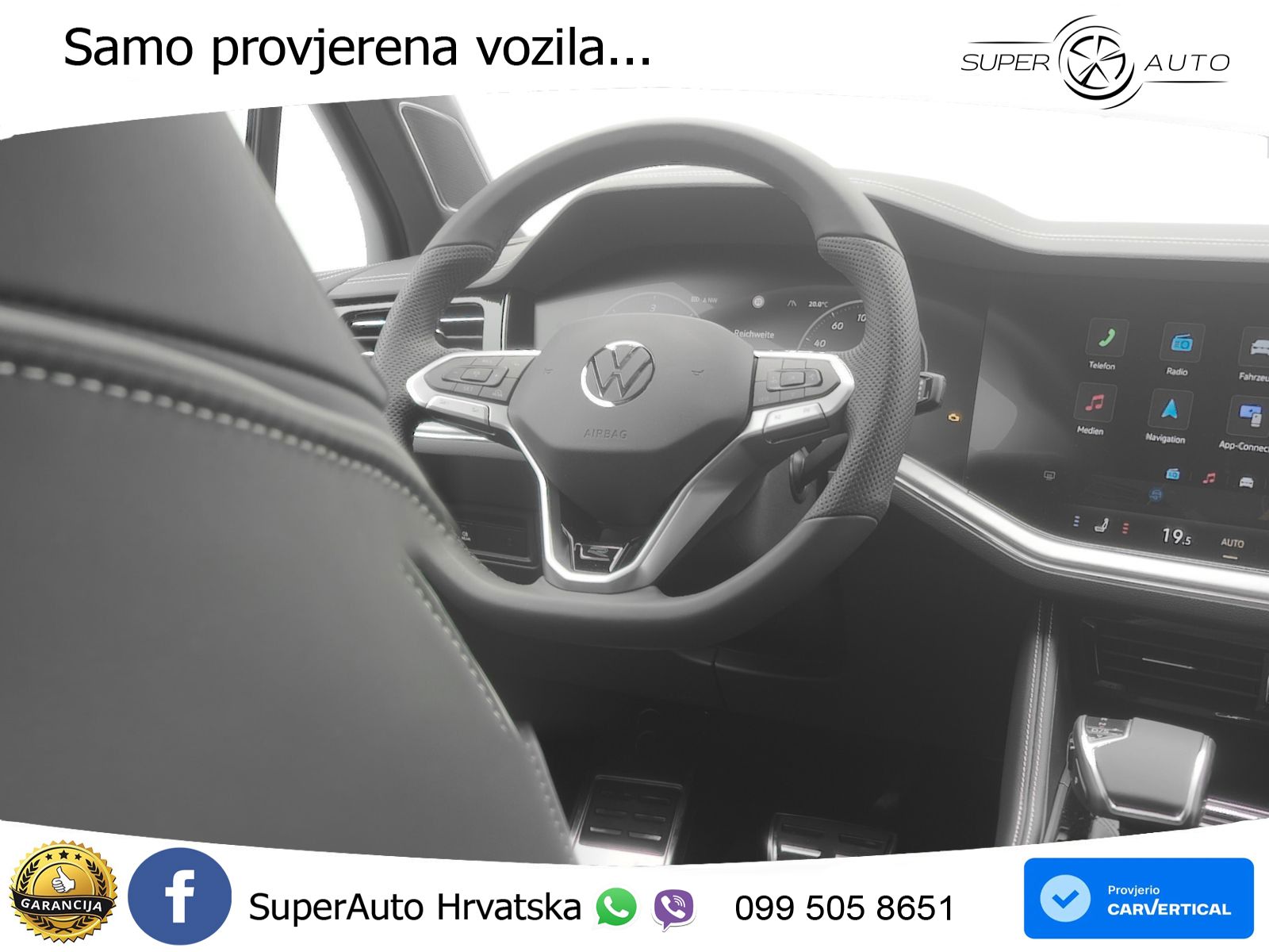 Volkswagen Touareg 3.0 V6 TDI (286 KS) 4MOTION Tiptronic ZRAČNI+ACC+GR SJED+KAM+PANO