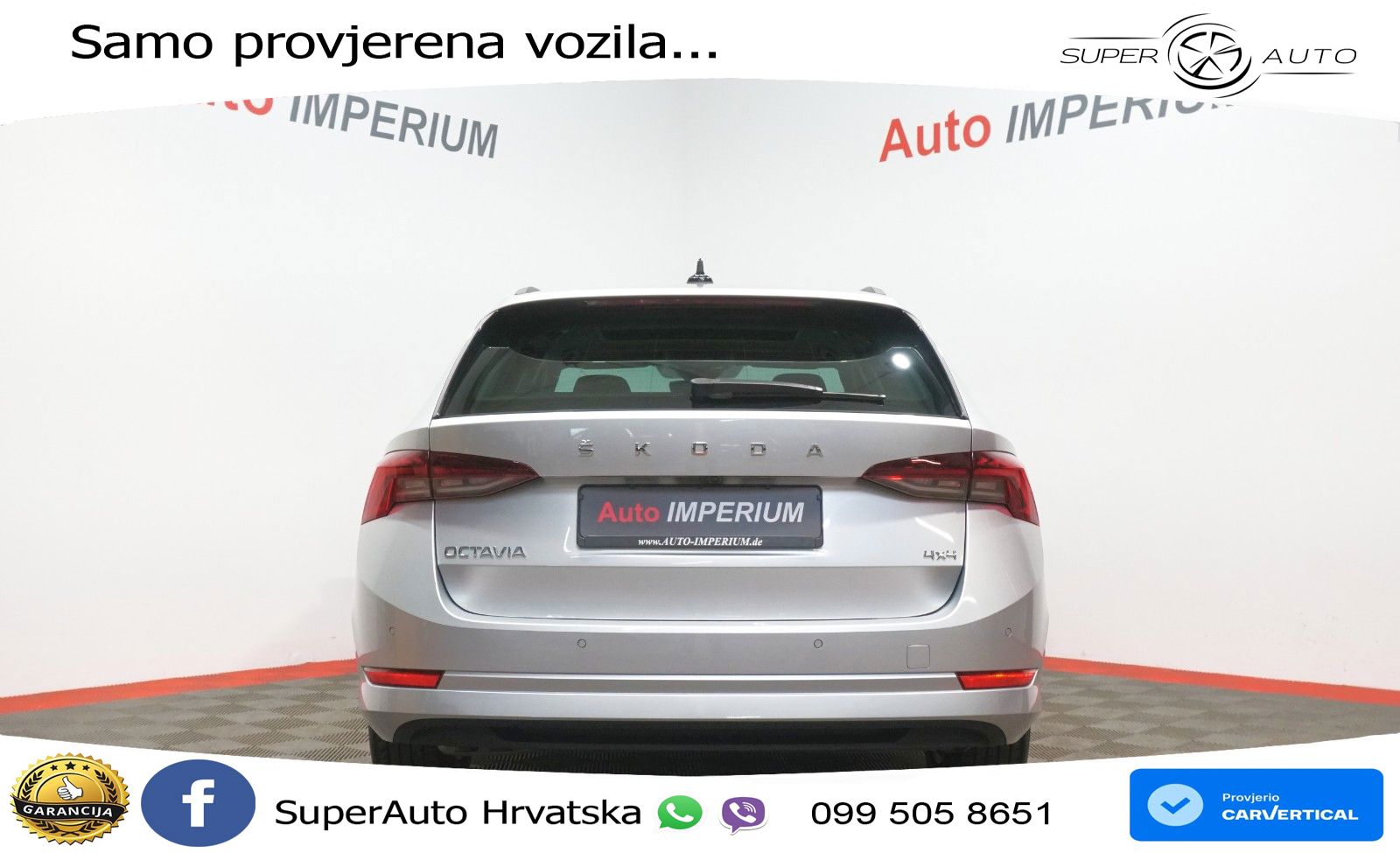 Škoda Octavia Combi 2.0 TDI (150 KS) 4x4 DSG LED+GR SJED+ACC