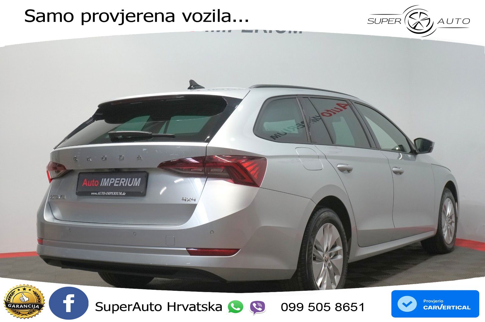 Škoda Octavia Combi 2.0 TDI (150 KS) 4x4 DSG LED+GR SJED+ACC