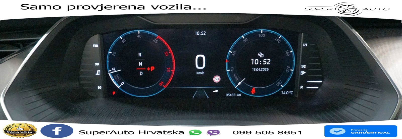 Škoda Octavia Combi 2.0 TDI (150 KS) 4x4 DSG LED+GR SJED+ACC