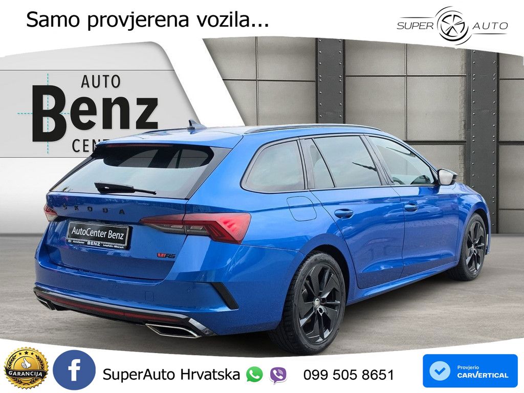 Škoda Octavia Combi RS 2.0 TDI (200 KS) DSG MATRIX+GR SJED+KAM