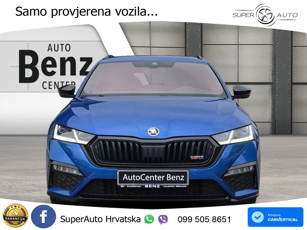 Škoda Octavia Combi RS 2.0 TDI (200 KS) DSG MATRIX+GR SJED+KAM