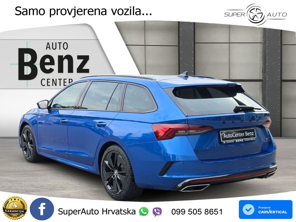 Škoda Octavia Combi RS 2.0 TDI (200 KS) DSG MATRIX+GR SJED+KAM