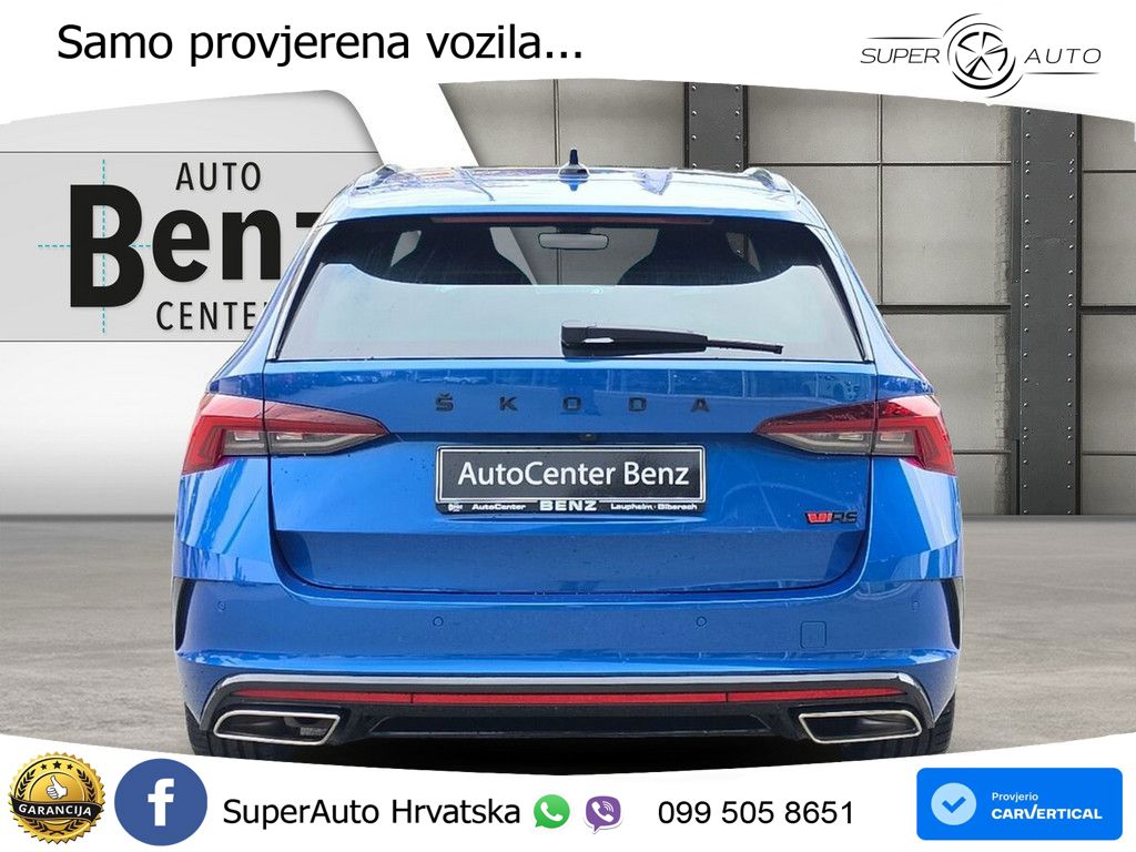 Škoda Octavia Combi RS 2.0 TDI (200 KS) DSG MATRIX+GR SJED+KAM
