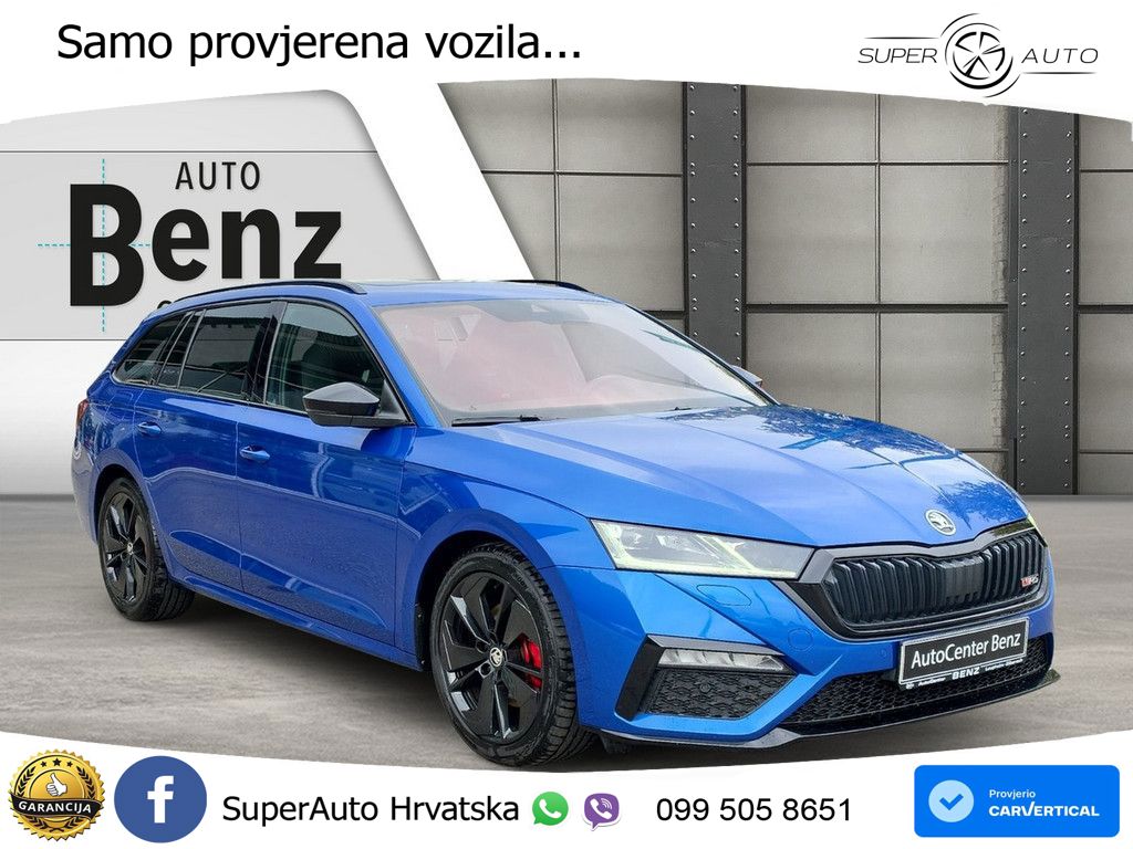 Škoda Octavia Combi RS 2.0 TDI (200 KS) DSG MATRIX+GR SJED+KAM