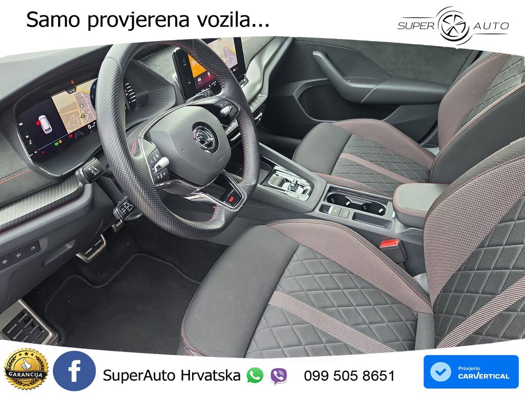 Škoda Octavia Combi RS 2.0 TDI (200 KS) DSG MATRIX+GR SJED+KAM