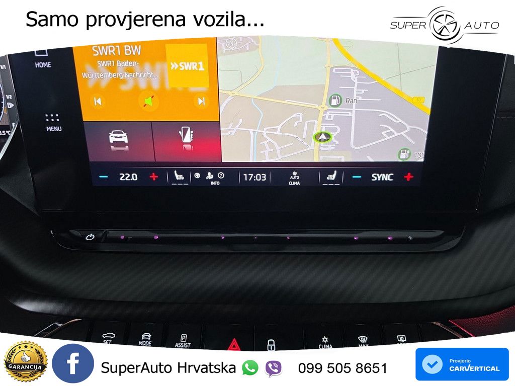 Škoda Octavia Combi RS 2.0 TDI (200 KS) DSG MATRIX+GR SJED+KAM
