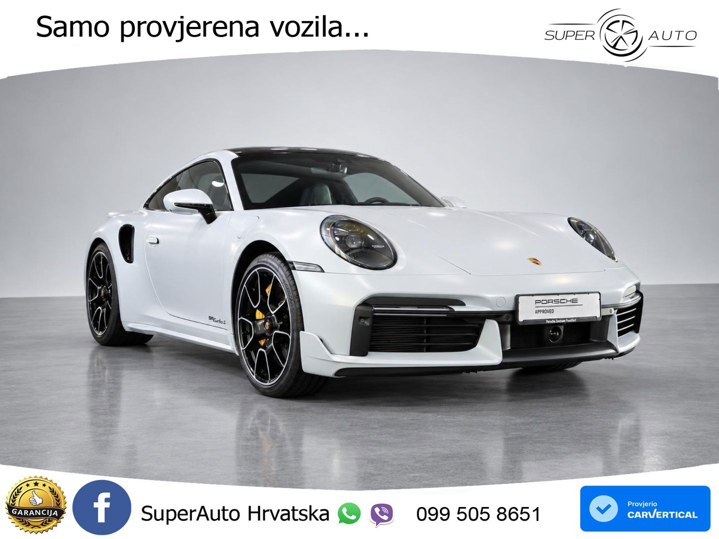 Porsche 911 Turbo S 3.8 (650 KS) PDK LED+GR SJED+ACC