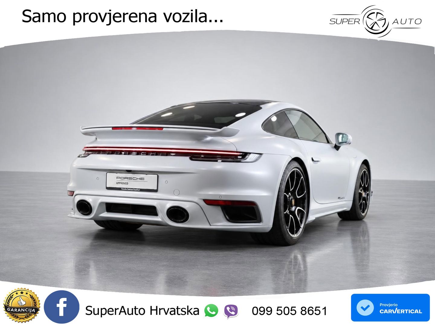 Porsche 911 Turbo S 3.8 (650 KS) PDK LED+GR SJED+ACC
