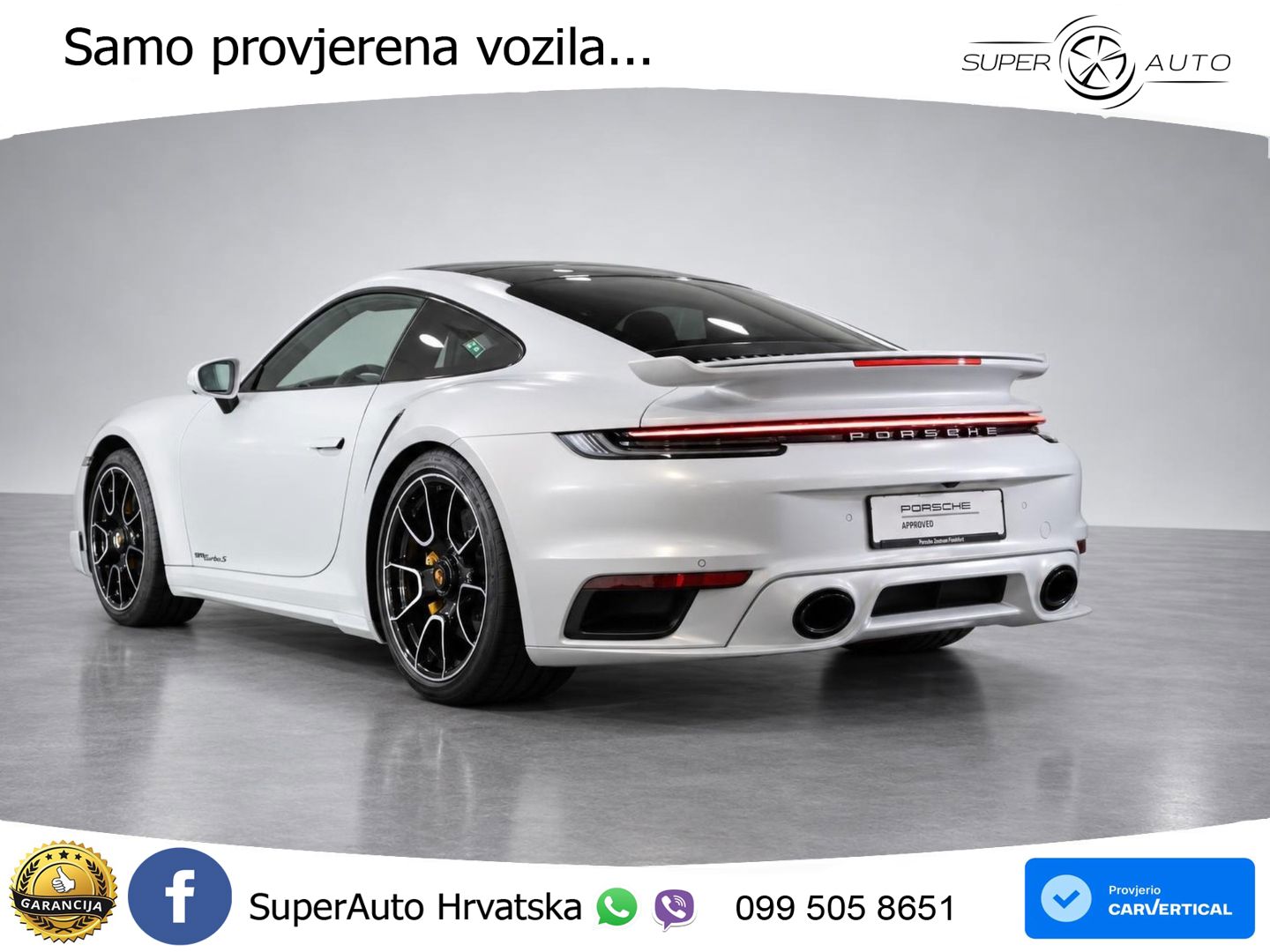 Porsche 911 Turbo S 3.8 (650 KS) PDK LED+GR SJED+ACC