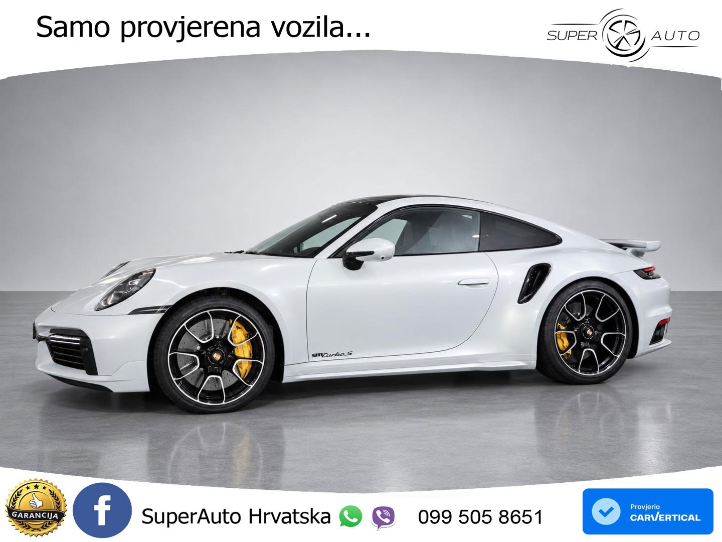 Porsche 911 Turbo S 3.8 (650 KS) PDK LED+GR SJED+ACC