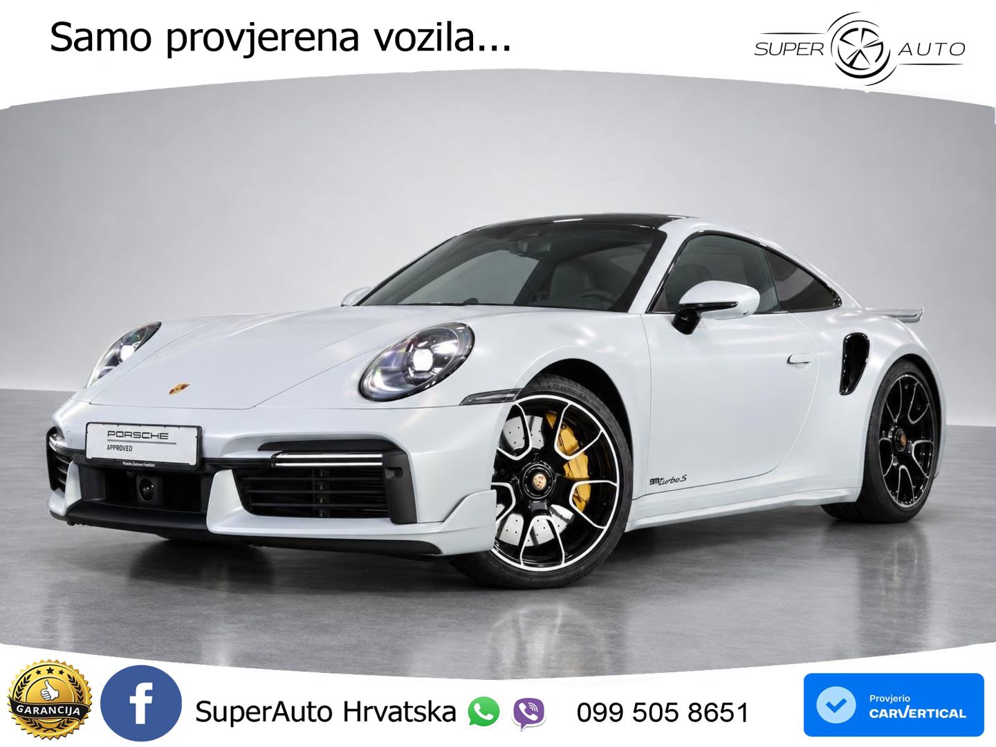 Porsche 911 Turbo S 3.8 (650 KS) PDK LED+GR SJED+ACC