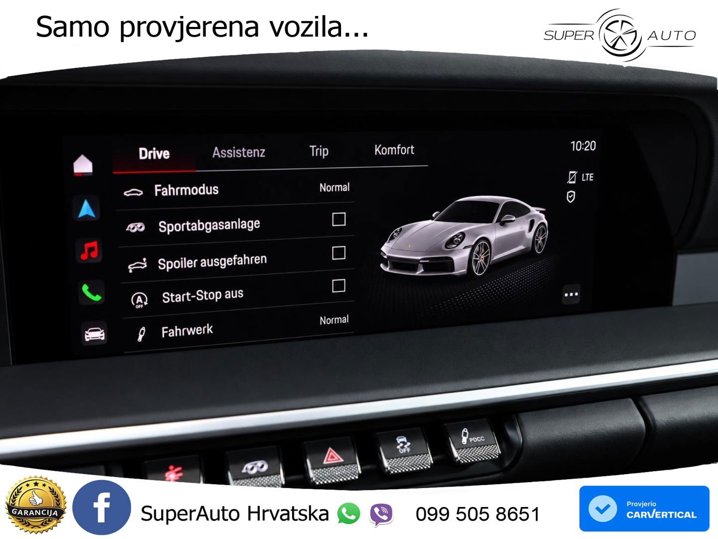 Porsche 911 Turbo S 3.8 (650 KS) PDK LED+GR SJED+ACC