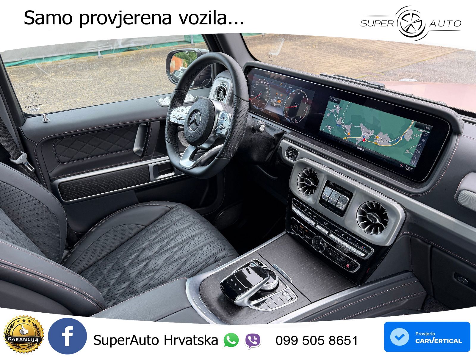 Mercedes G 500 Long V8 (422 KS) 4MATIC 9G-TRONIC LED+GR SJED+ACC