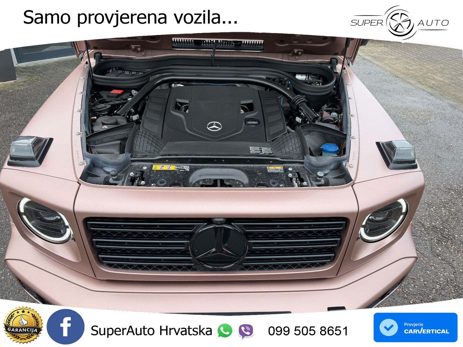 Mercedes G 500 Long V8 (422 KS) 4MATIC 9G-TRONIC LED+GR SJED+ACC