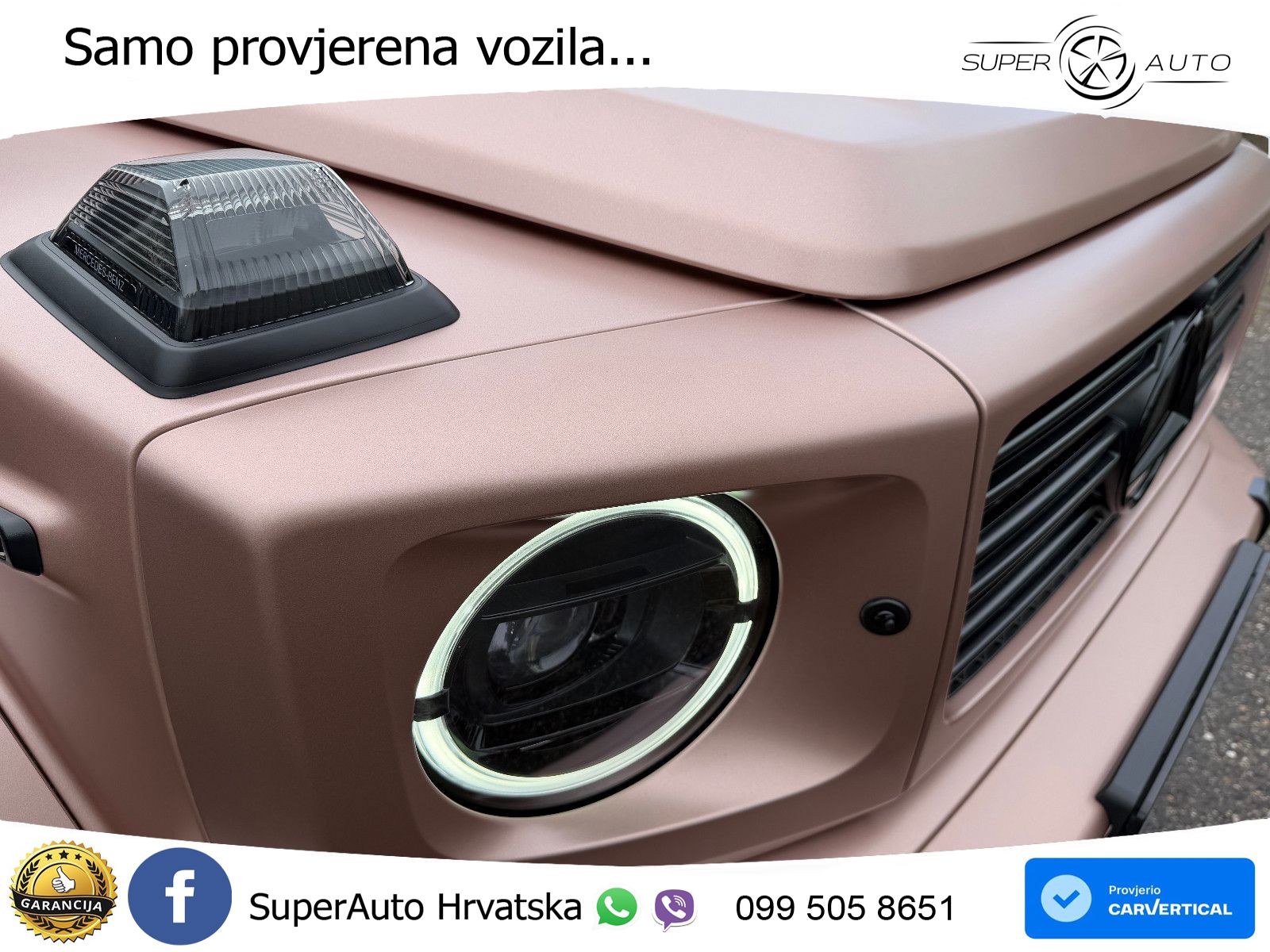 Mercedes G 500 Long V8 (422 KS) 4MATIC 9G-TRONIC LED+GR SJED+ACC