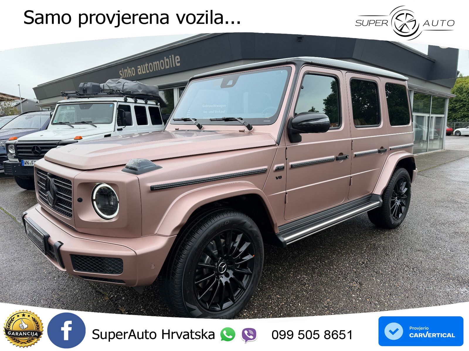Mercedes G 500 Long V8 (422 KS) 4MATIC 9G-TRONIC LED+GR SJED+ACC
