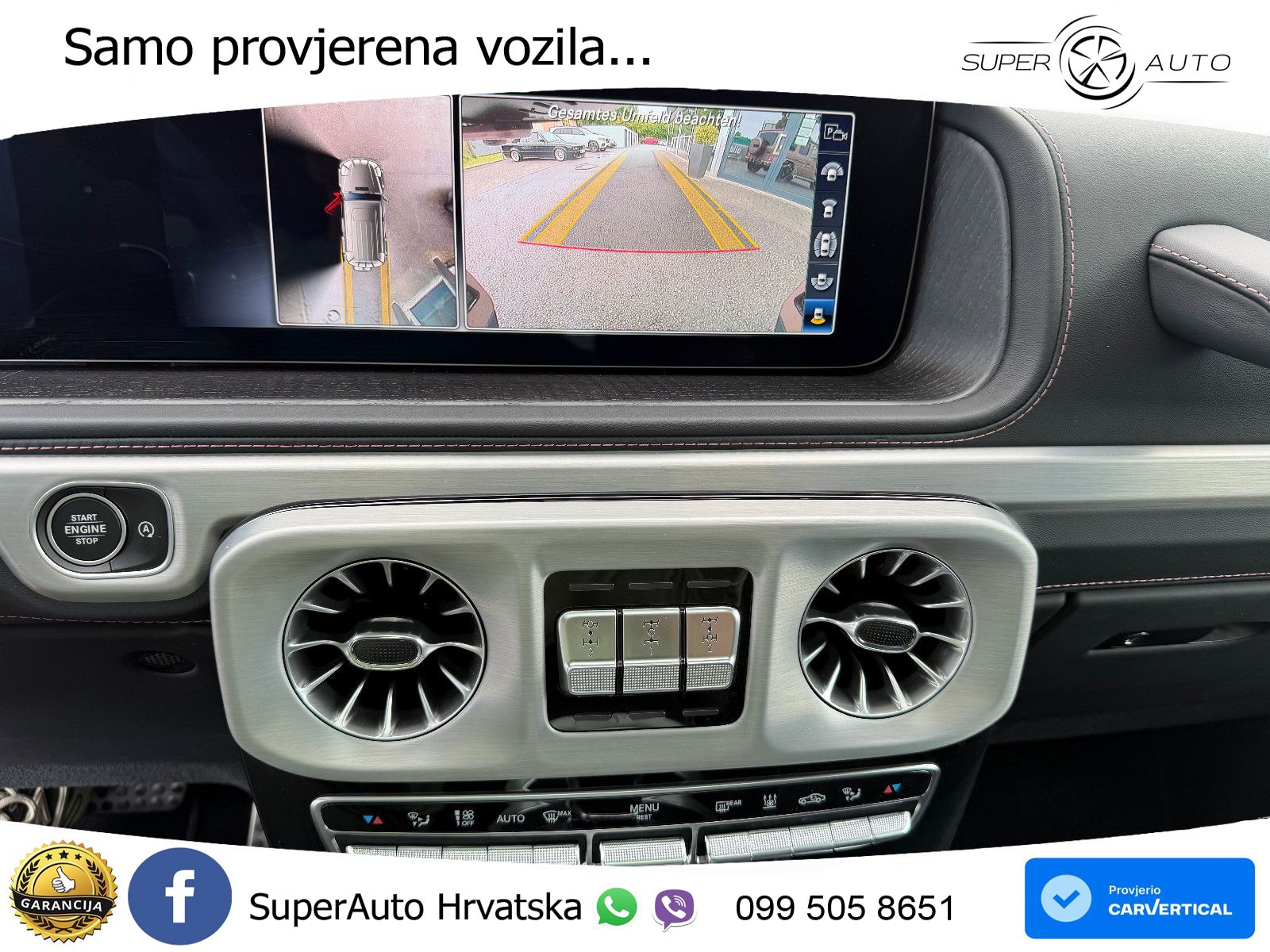 Mercedes G 500 Long V8 (422 KS) 4MATIC 9G-TRONIC LED+GR SJED+ACC