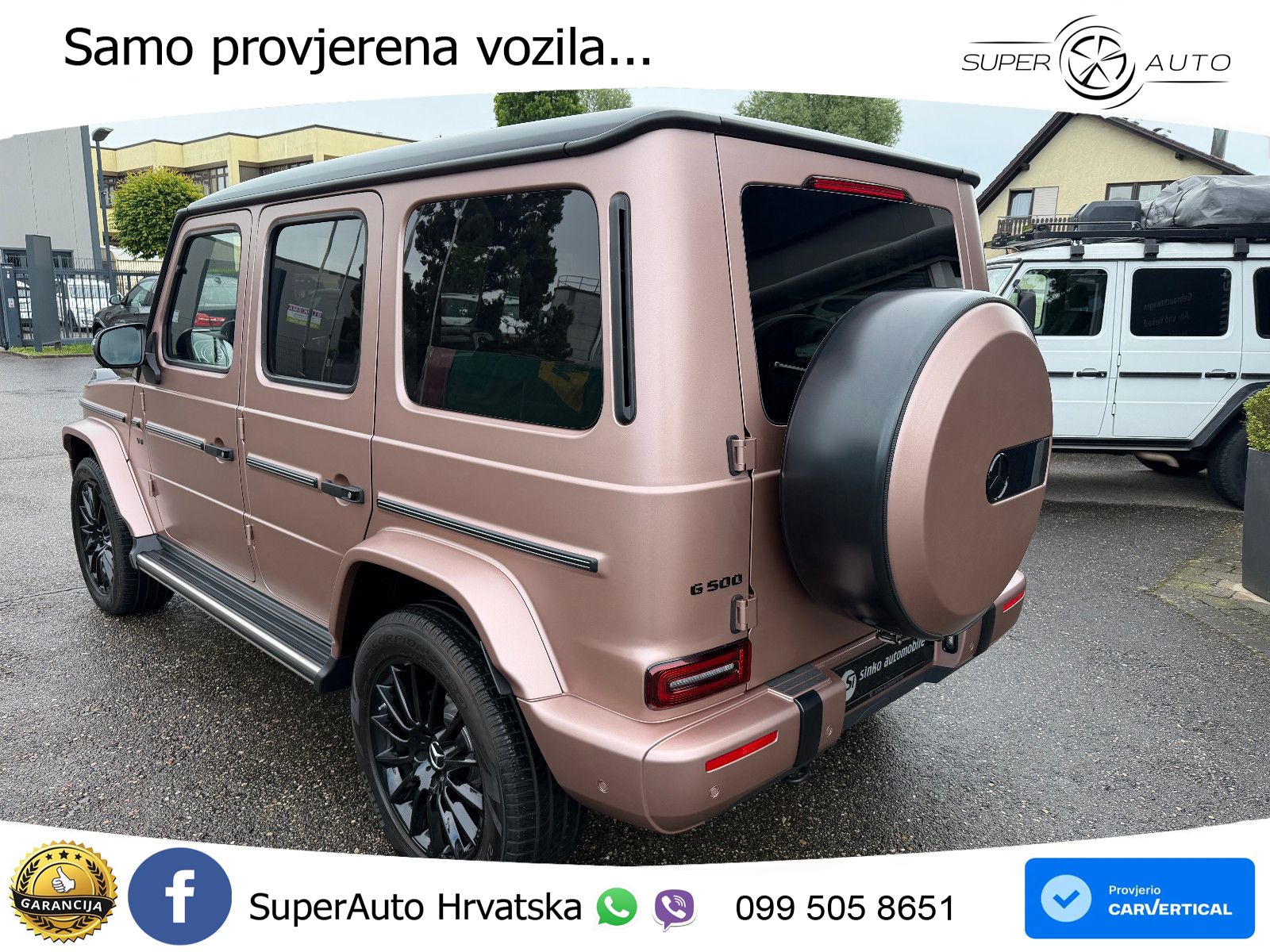 Mercedes G 500 Long V8 (422 KS) 4MATIC 9G-TRONIC LED+GR SJED+ACC