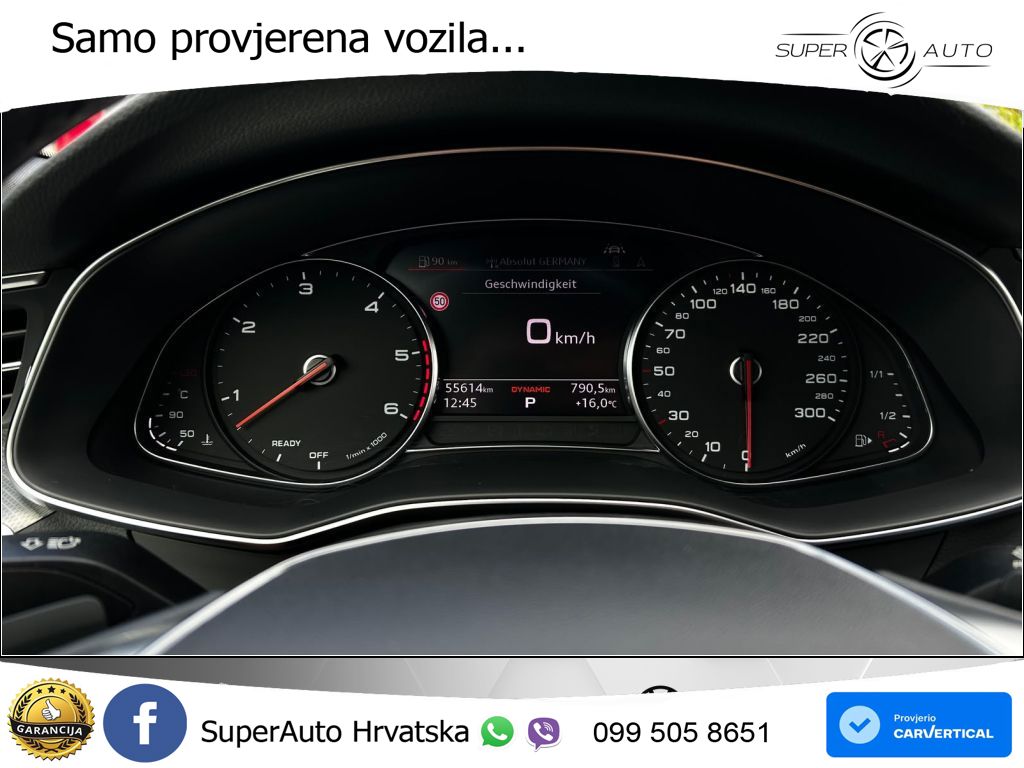 Audi A6 50 TDI V6 (286 KS) quattro tiptronic LED+GR SJED+ACC