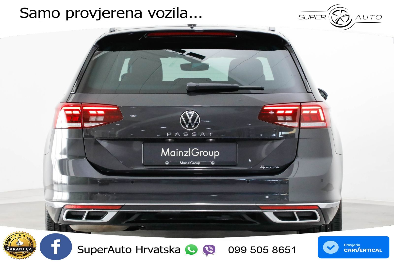 Volkswagen Passat Variant 2.0 TDI (200 KS) 4MOTION DSG R-Line LED+GR SJED+ACC