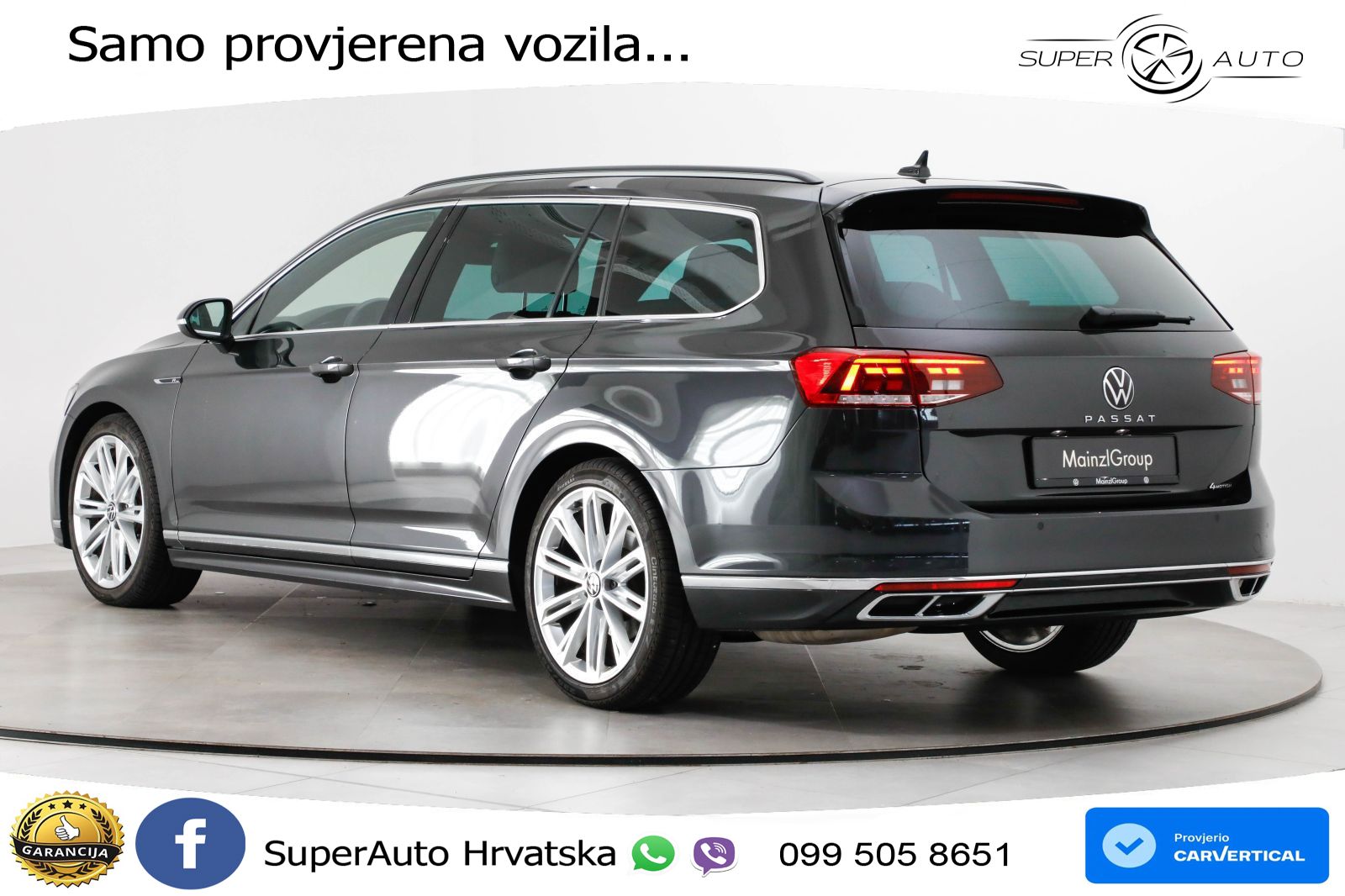 Volkswagen Passat Variant 2.0 TDI (200 KS) 4MOTION DSG R-Line LED+GR SJED+ACC