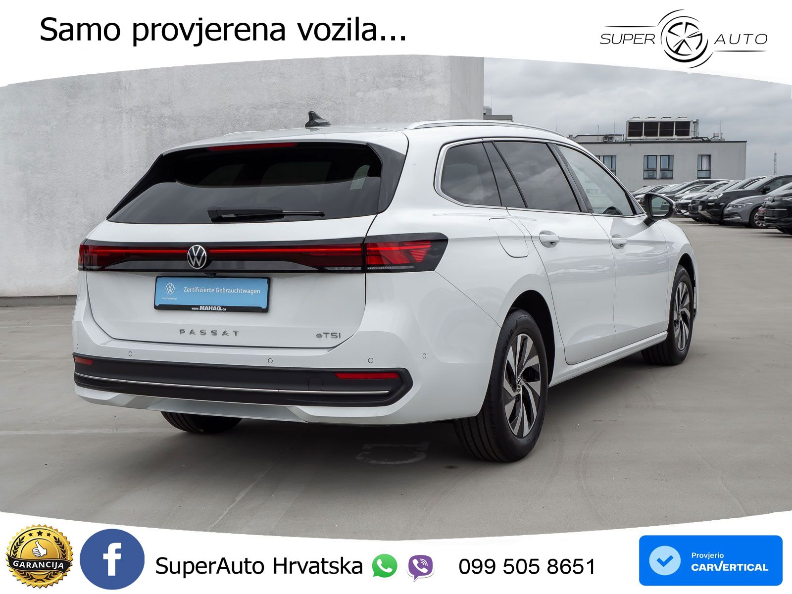 Volkswagen Passat Variant 1.5 eTSI (150 KS) DSG Business LED+GR SJED+ACC