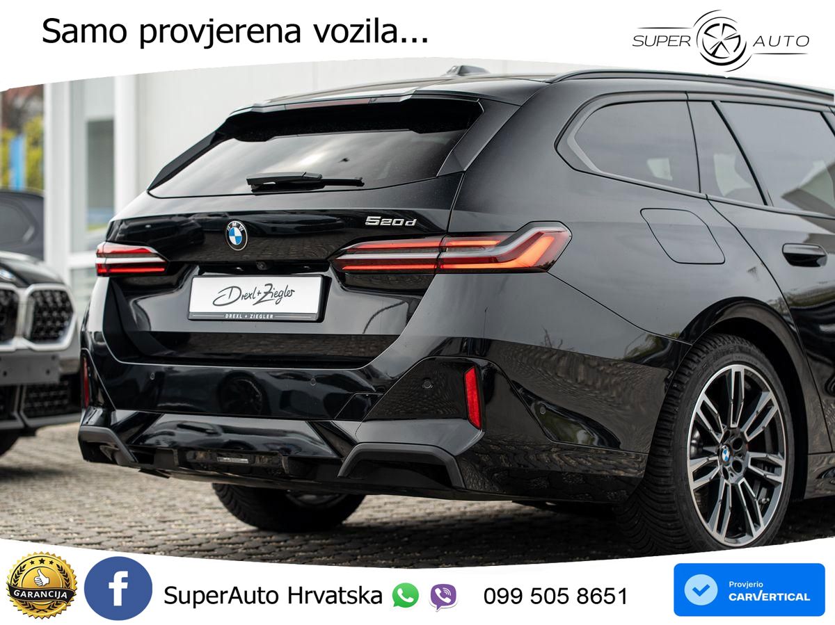 BMW 520d Touring (197 KS) Steptronic M Sport ACC+HEAD+4xGR SJED+360+PANO