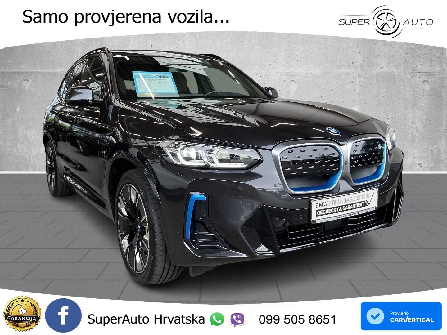 BMW iX3 80 kWh (286 KS)