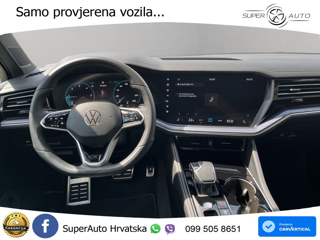 Volkswagen Touareg 3.0 V6 TDI (231 KS) 4MOTION Tiptronic R-Line MATRIX+GR SJED+KAM
