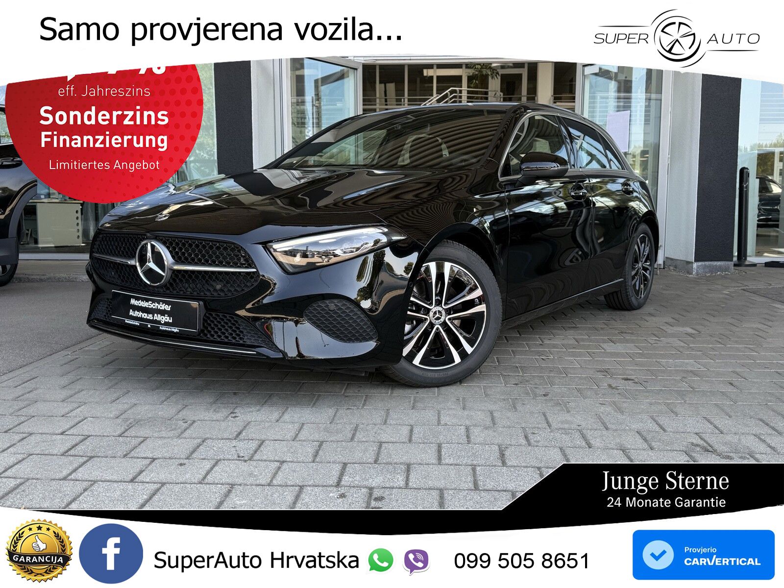 Mercedes-Benz A 200 7G-DCT LED+GR SJED+ACC
