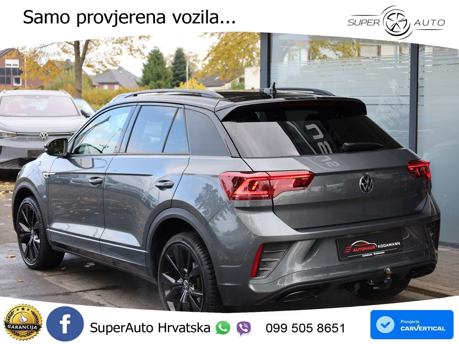 Volkswagen T-Roc 2.0 TSI (190 KS) 4M DSG R-Line MATRIX+GR SJED+KAM