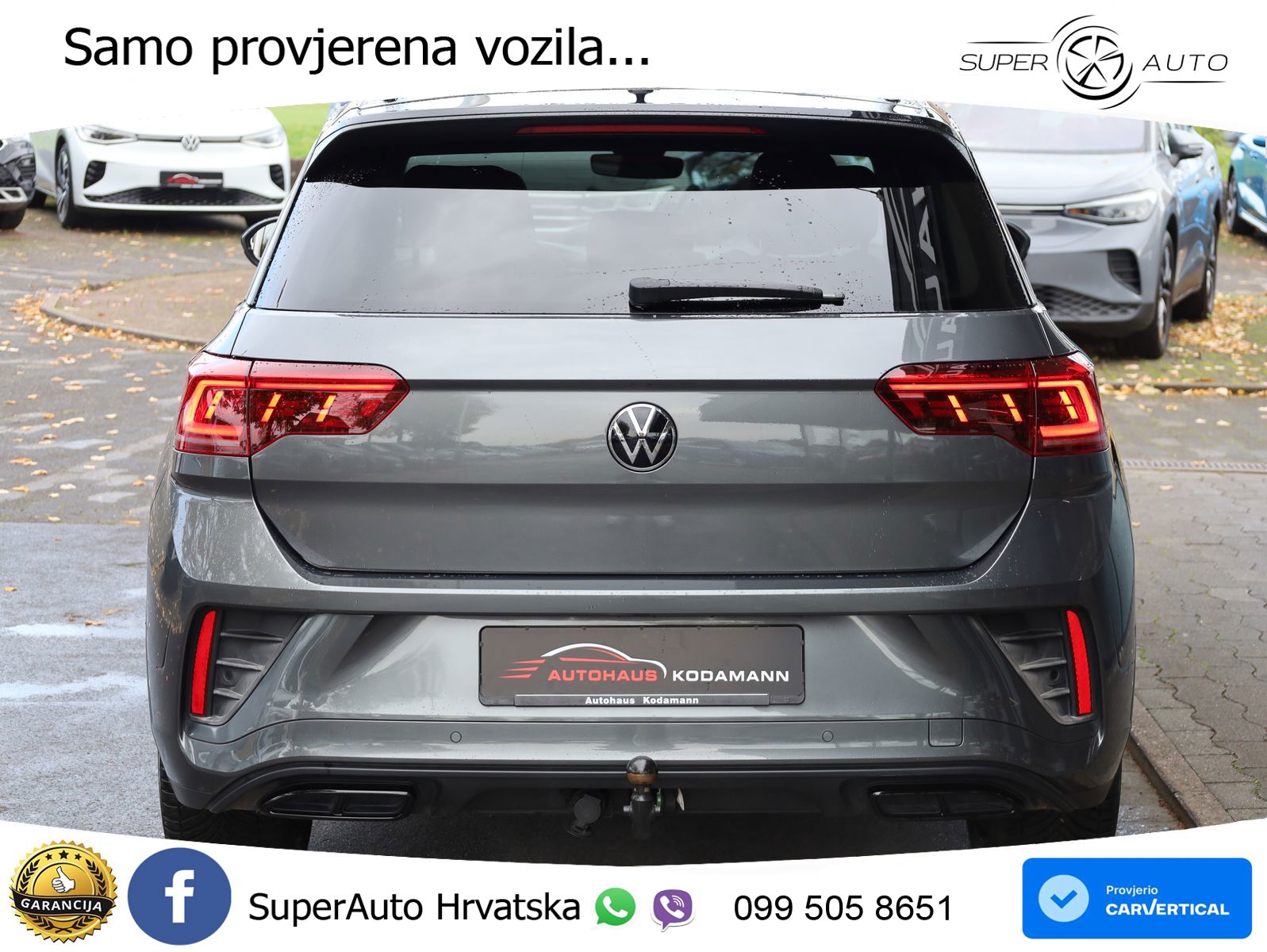 Volkswagen T-Roc 2.0 TSI (190 KS) 4M DSG R-Line MATRIX+GR SJED+KAM