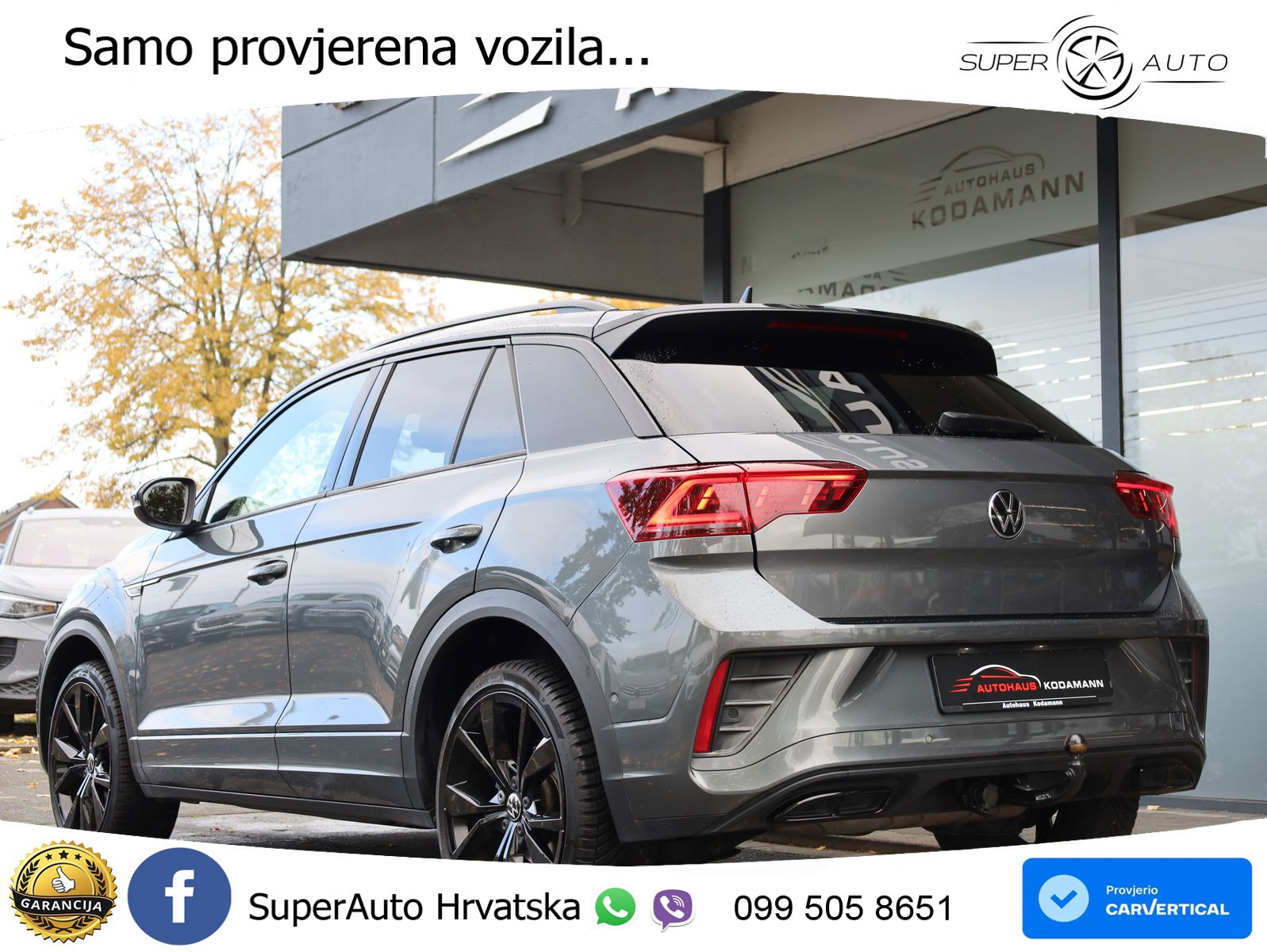Volkswagen T-Roc 2.0 TSI (190 KS) 4M DSG R-Line MATRIX+GR SJED+KAM