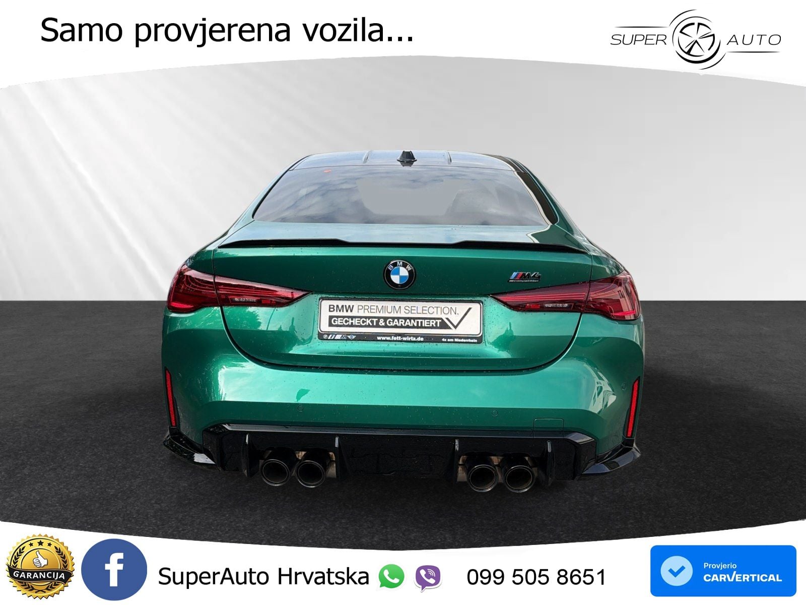 BMW M4 Competition 3.0 (510 KS) Steptronic LED+GR SJED+ACC