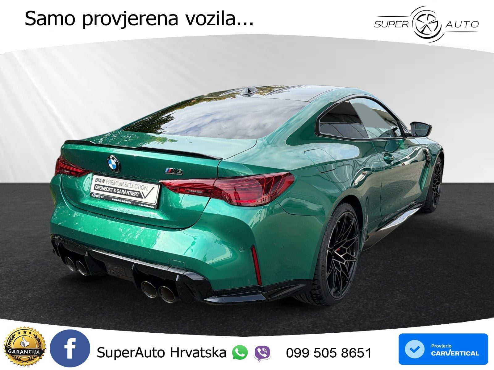 BMW M4 Competition 3.0 (510 KS) Steptronic LED+GR SJED+ACC