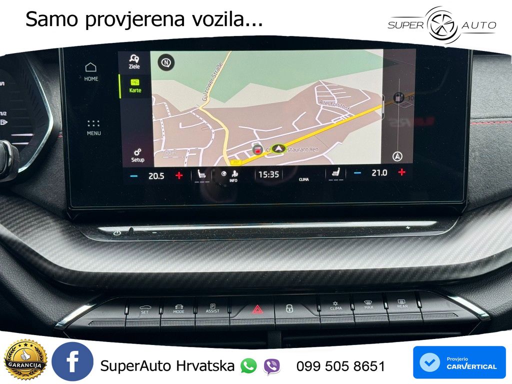 Škoda Octavia Combi RS 2.0 TSI (245 KS) DSG LED+GR SJED+ACC