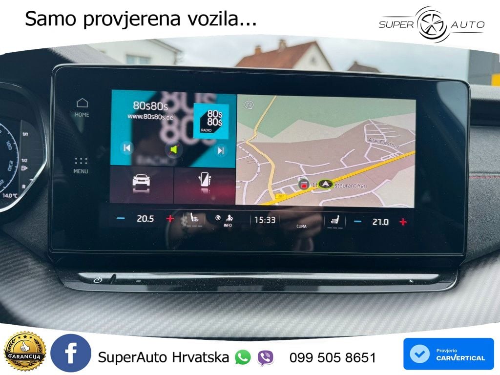 Škoda Octavia Combi RS 2.0 TSI (245 KS) DSG LED+GR SJED+ACC