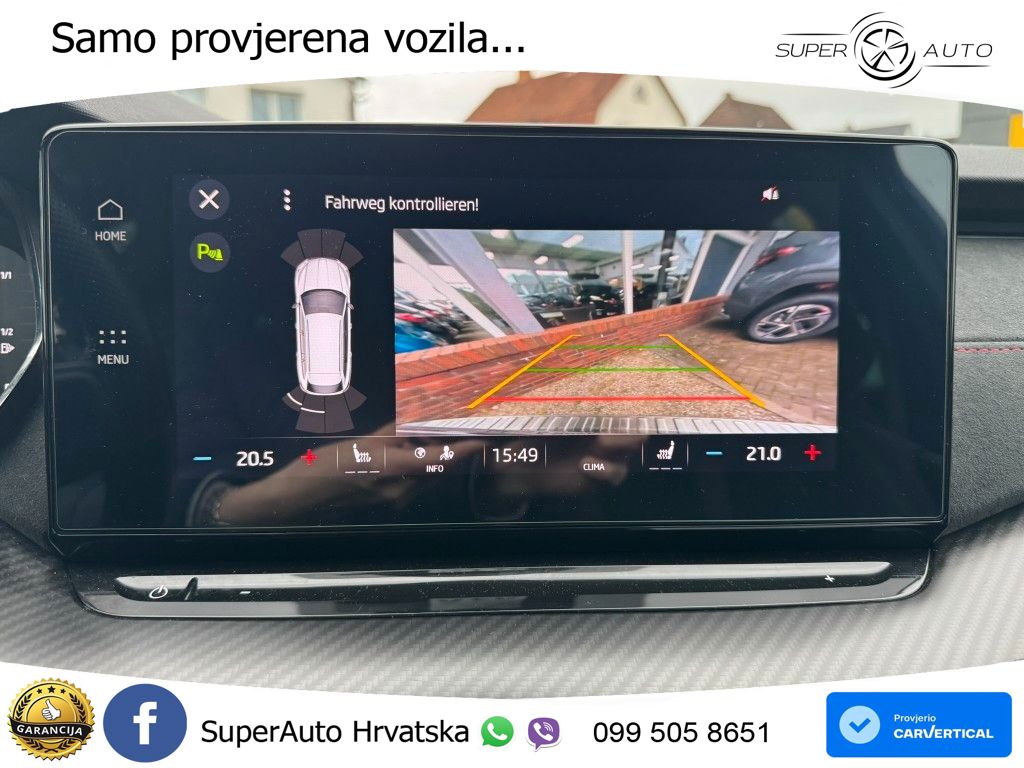 Škoda Octavia Combi RS 2.0 TSI (245 KS) DSG LED+GR SJED+ACC