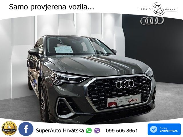 Audi Q3 II Sportback 45 TFSI (245 KS) quattro S tronic S line LED+GR SJED+ACC