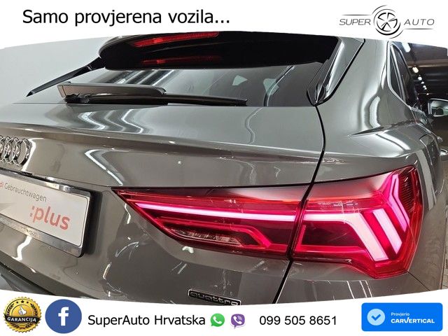Audi Q3 II Sportback 45 TFSI (245 KS) quattro S tronic S line LED+GR SJED+ACC