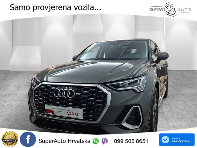 Audi Q3 II Sportback 45 TFSI (245 KS) quattro S tronic S line LED+GR SJED+ACC