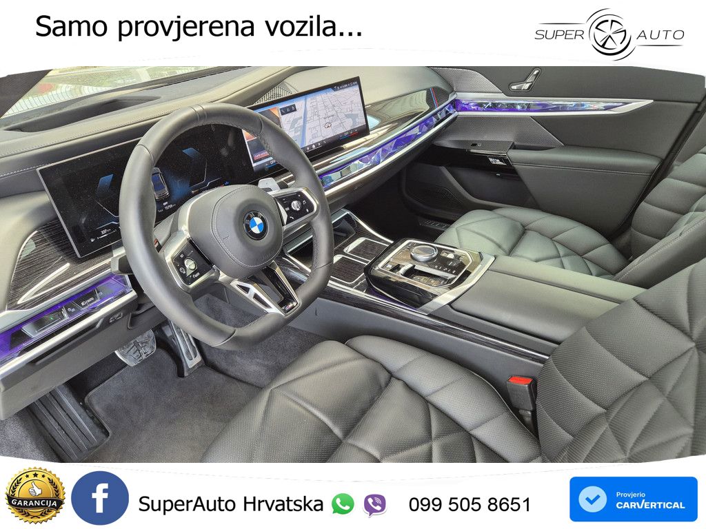 BMW 740d (299 KS) xDrive Steptronic M Sport ZRAČNI+ACC+GR SJED+KAM+PANO