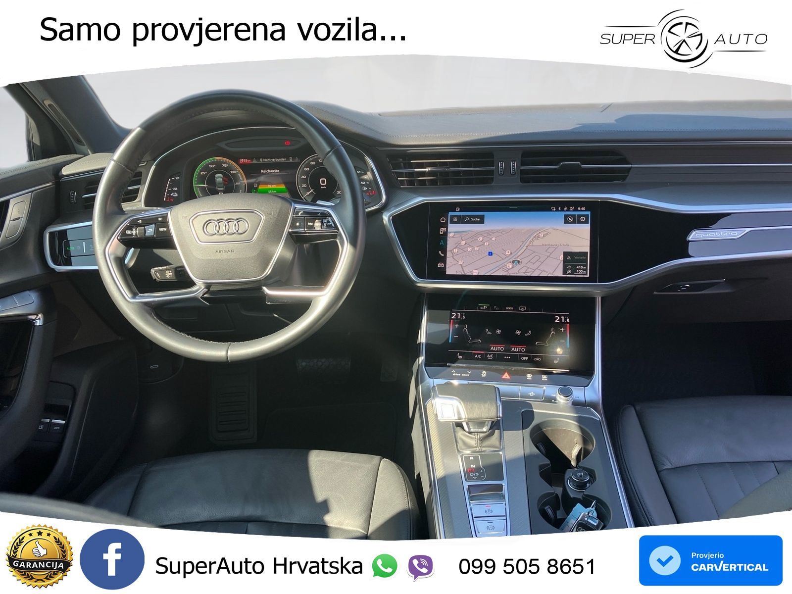 Audi A6 50 TFSIe (299 KS) quattro ultra S tronic LED+GR SJED+ACC