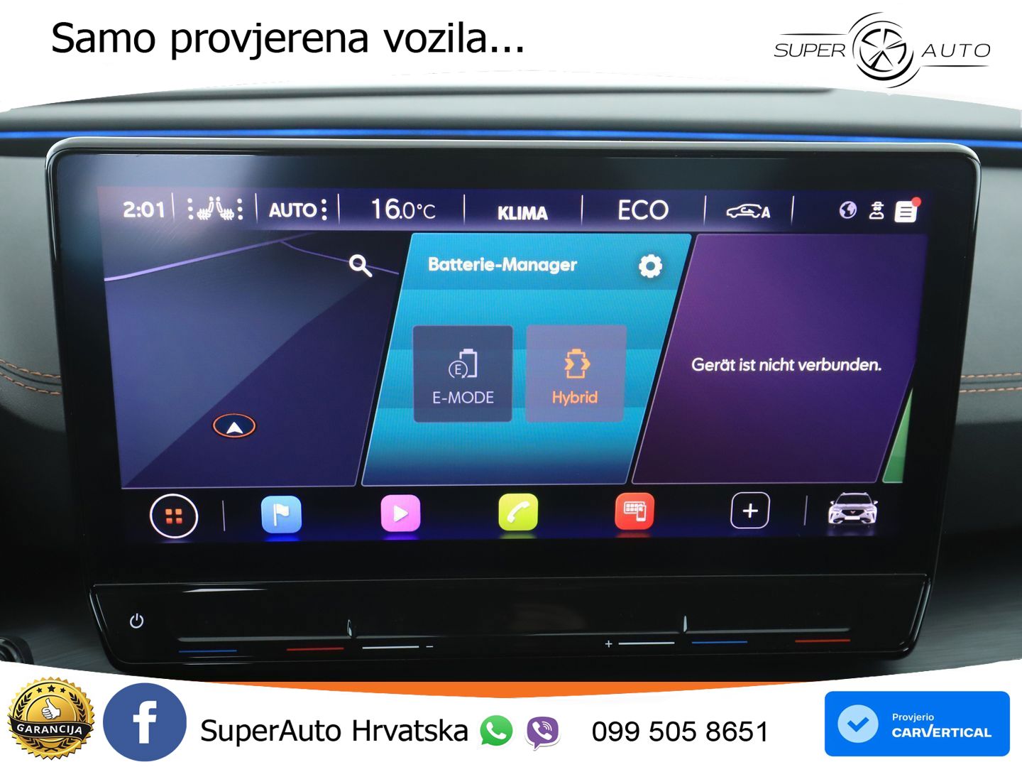 Cupra Formentor 1.4 TSI (245 KS) e-Hybrid DSG VZ LED+GR SJED+ACC