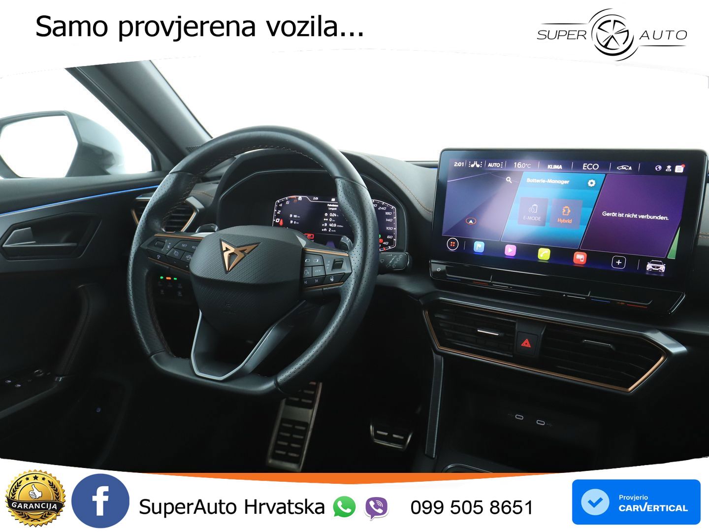 Cupra Formentor 1.4 TSI (245 KS) e-Hybrid DSG VZ LED+GR SJED+ACC
