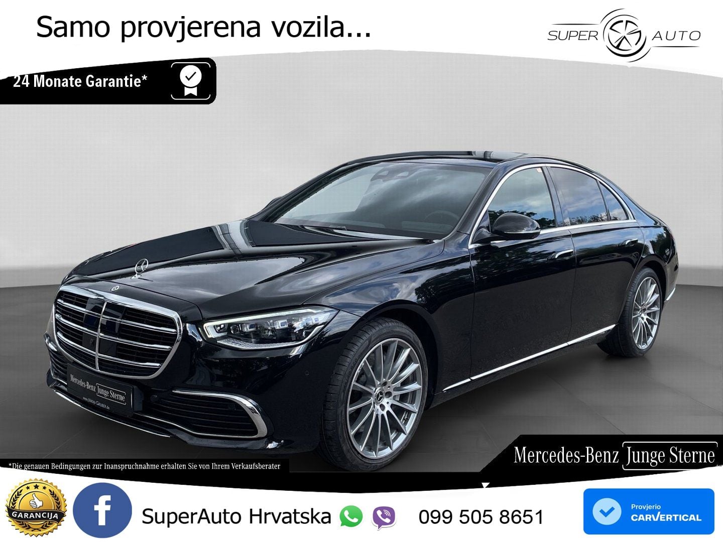Mercedes S 350d (313 KS) EQ Boost 4MATIC 9G-TRONIC AMG ZRAČNI+ACC+GR SJED+360+PANO