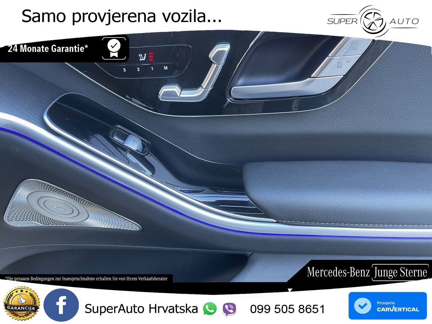 Mercedes S 350d (313 KS) EQ Boost 4MATIC 9G-TRONIC AMG ZRAČNI+ACC+GR SJED+360+PANO
