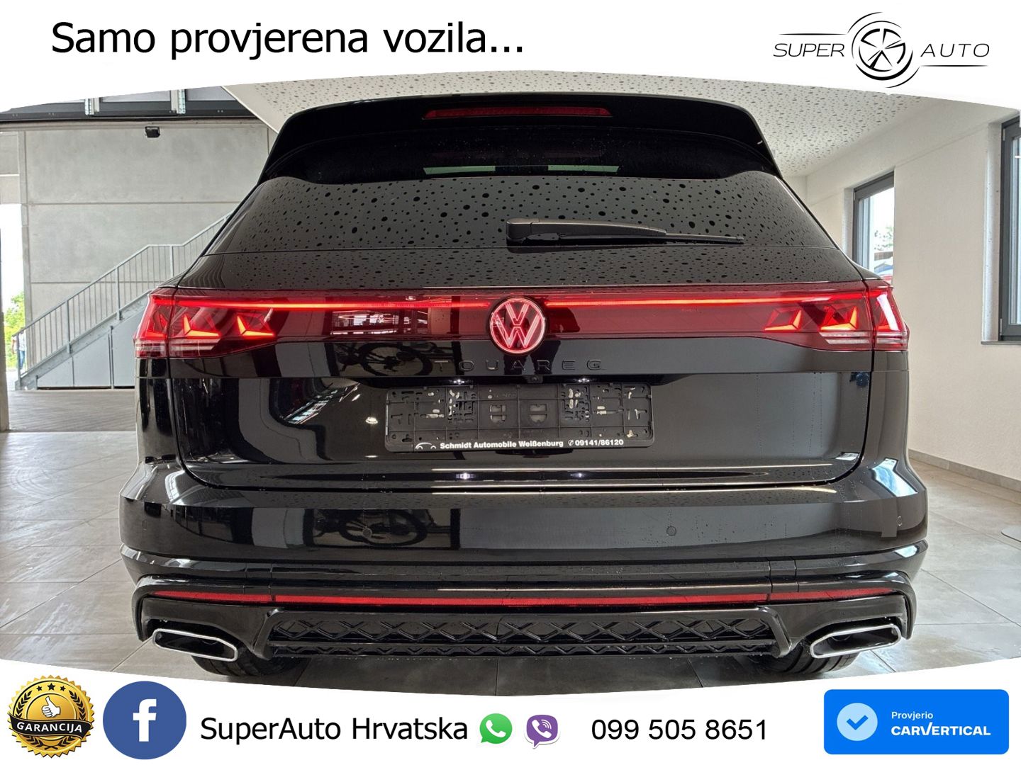 Volkswagen Touareg 3.0 V6 TDI (286 KS) 4MOTION Tiptronic ZRAČNI+ACC+GR SJED+KAM+PANO