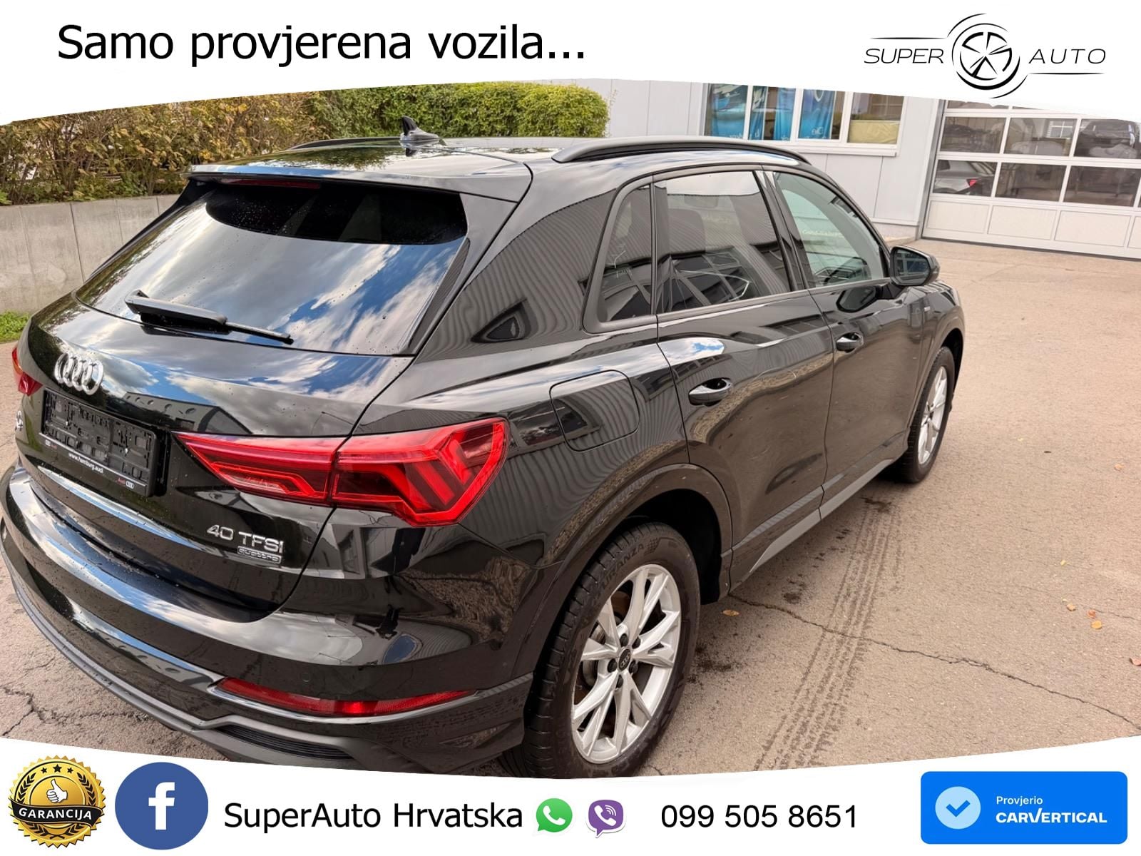 Audi Q3 40 TFSI (190 KS) quattro S tronic S line LED+GR SJED+ACC